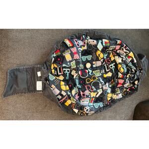 Active Spirit Gray Nerd/Geek Canvas Sling Pet Carrier